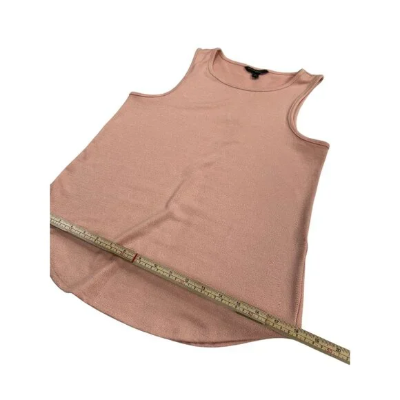 Banana Republic Womens Sleeveless Tank Top Blush Pink Polyester Blend Size S - Picture 8 of 8
